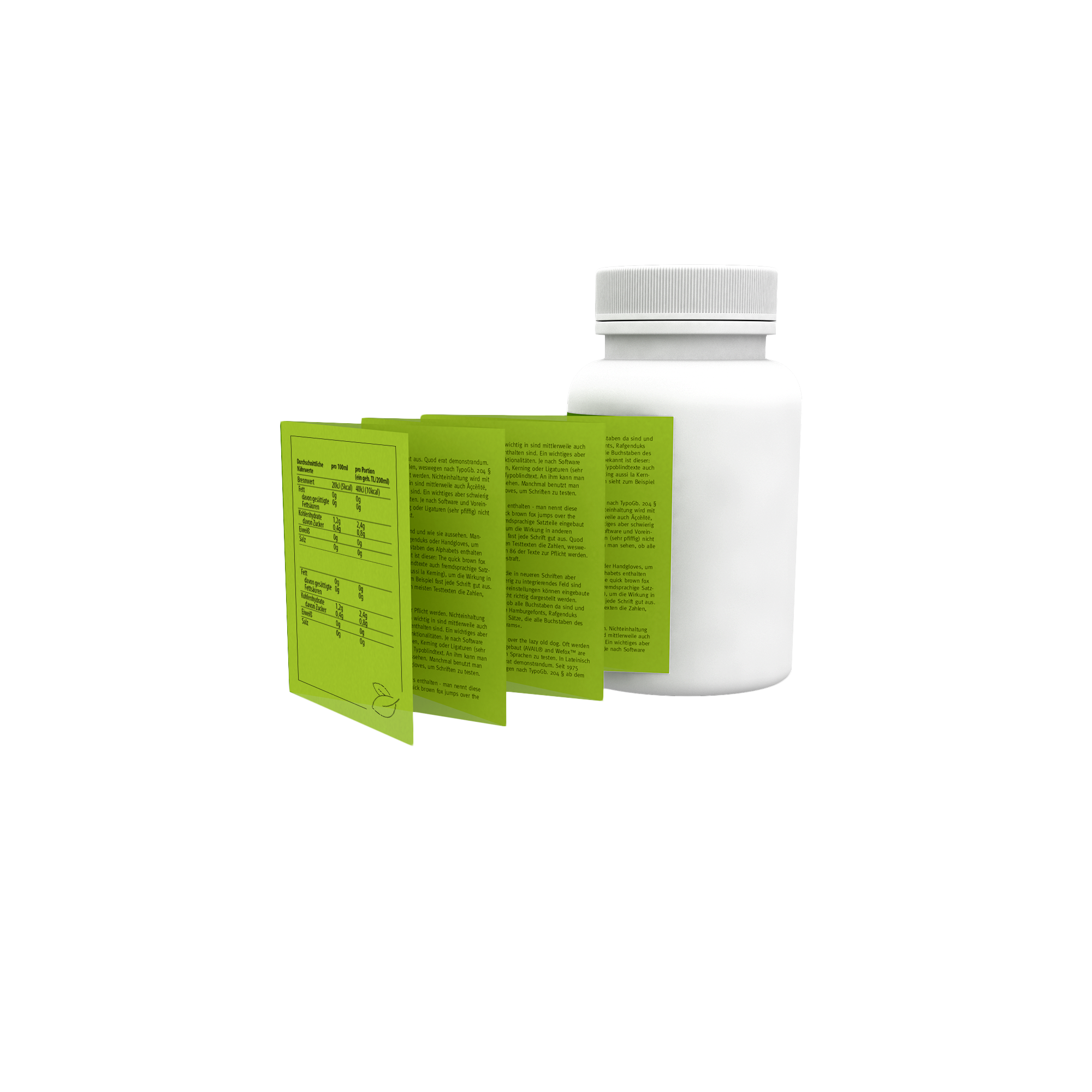 Extended Content Labels with Thinprint paper by delfort