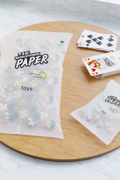 transparent paper packaging for toys