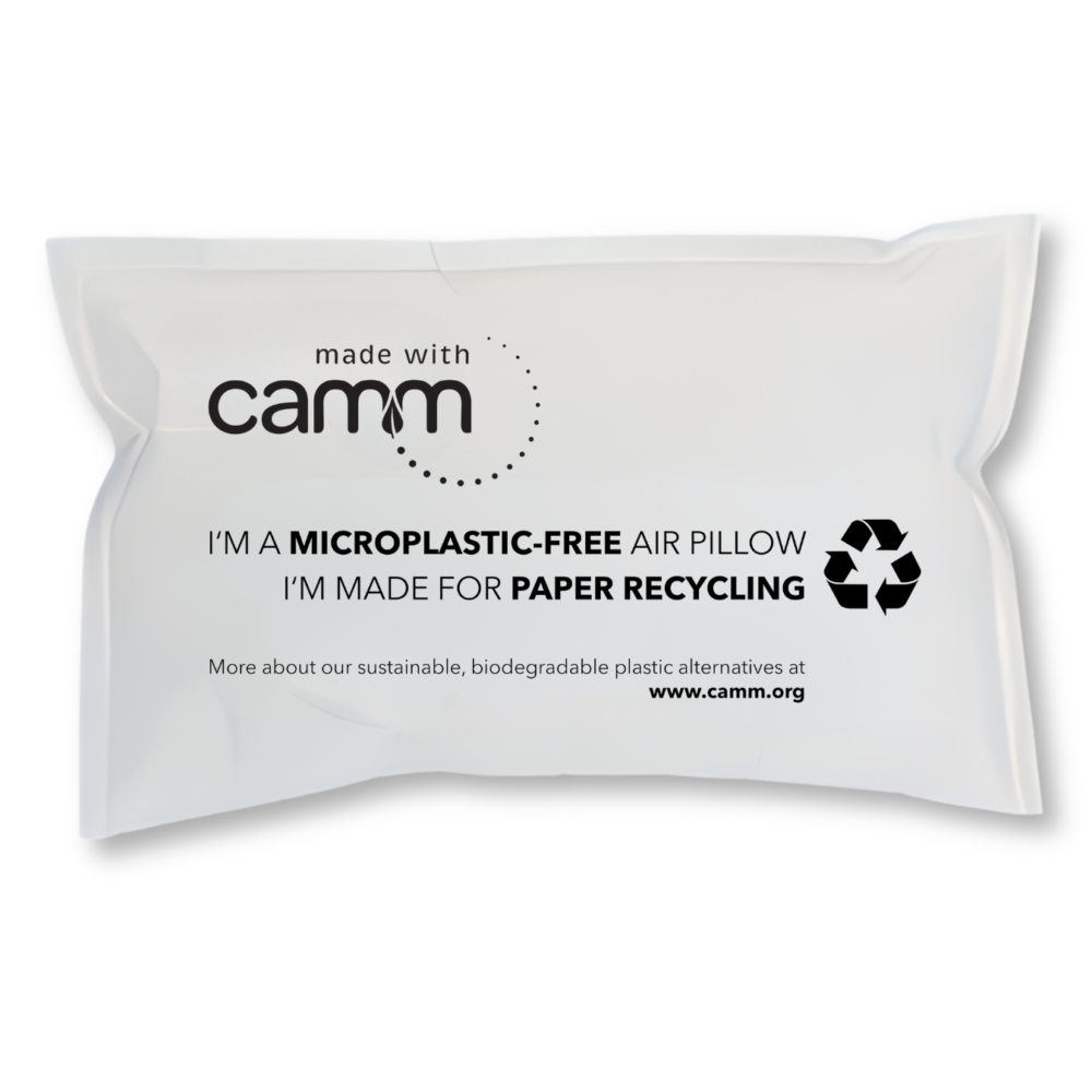 air pillow made from delfort paper and CAMM solution