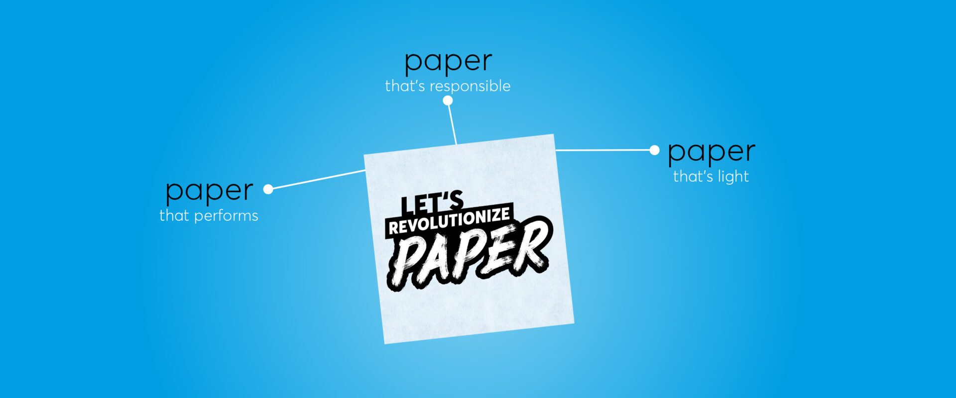 a paper in the middle on a blue background